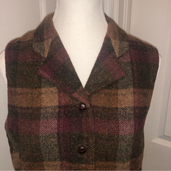 Bushwacker ladies wool mohair mix waist coat vest size large - Picture 2 of 5